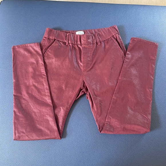 Bevy Flog • Dafna• Merlot Herringbone pants Size 25 Excellent Like New - Picture 4 of 8